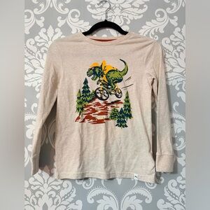 4/$25 • Tommy Bahama Dinosaur‎ Mountain Bike Cotton Blend Long Sleeve Top